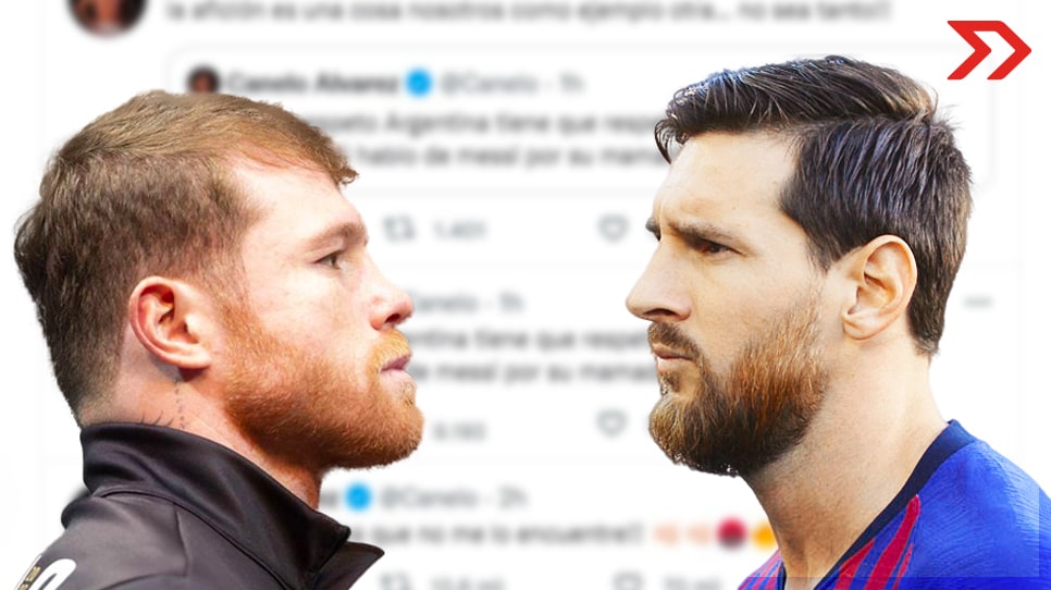 Así inició el conflicto entre Messi y "Canelo".
