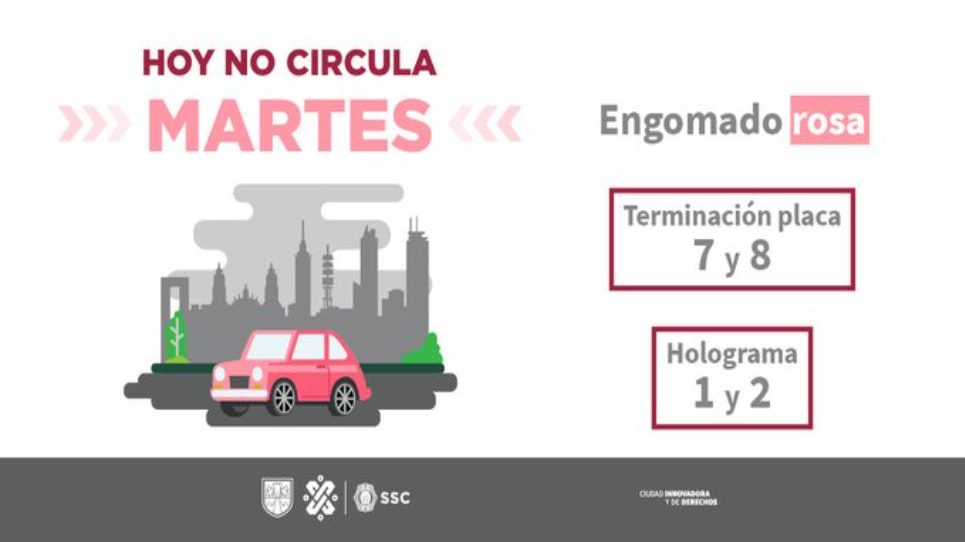 Hoy no circula 22 noviembre