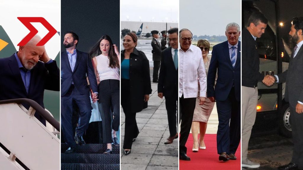 Claudia Sheinbaum asume la presidencia de México este 1 de octubre. Mandatarios de otros países llegan a México para asistir a la toma de protesta.