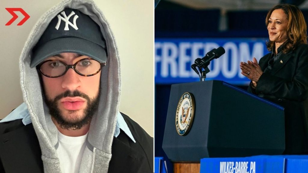 Bad Bunny apoya a Kamala Harris, incentivando el voto latino en EE. UU. y destacando temas clave para Puerto Rico en su campaña.