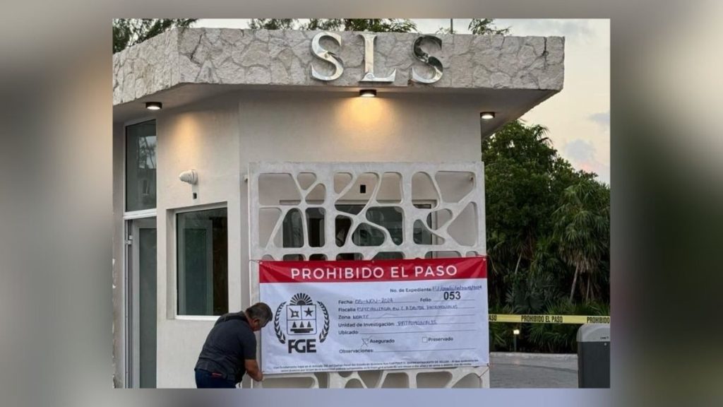 SLS Hotels Playa Mujeres por posibles actividades ilícitas relacionadas con presuntos actos de despojo y corrupción.