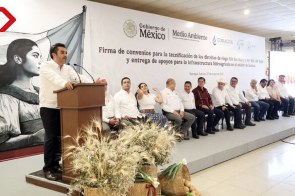 El Gobierno de México, en coordinación con Sonora y usuarios agrícolas, destina más de 7 mil MDP a la tecnificación del campo y así modernizar 21 mil 700 hectáreas.