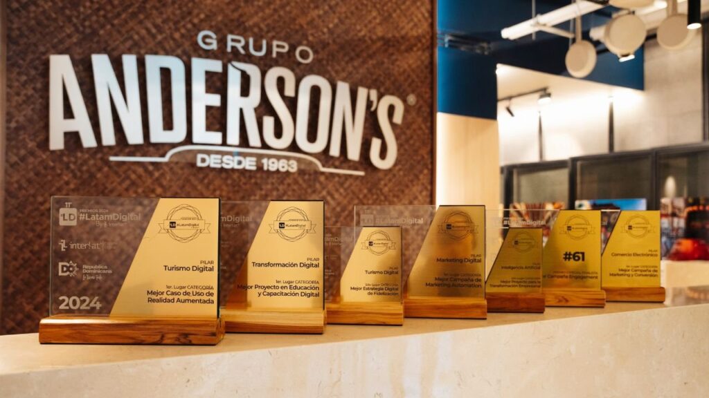 ¡Grupo Anderson's es nominado en los Premios LATAM by Interlat 2025! El gigante restaurantero conquista la escena digital latinoamericana.