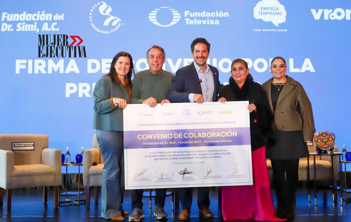 Con el objetivo de promover el desarrollo integral en la primera infancia, Fundación del Dr. Simi y Fundación Televisa firmaron un convenio de colaboración