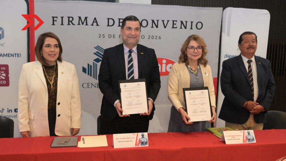 CENEVAL y CMIC firman convenio para profesionalizar el sector de la construcción