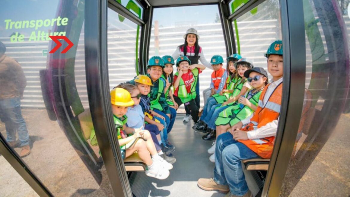 Gladyz Butanda Macias, pone en marcha el teleférico en Uruapan, Michoacán