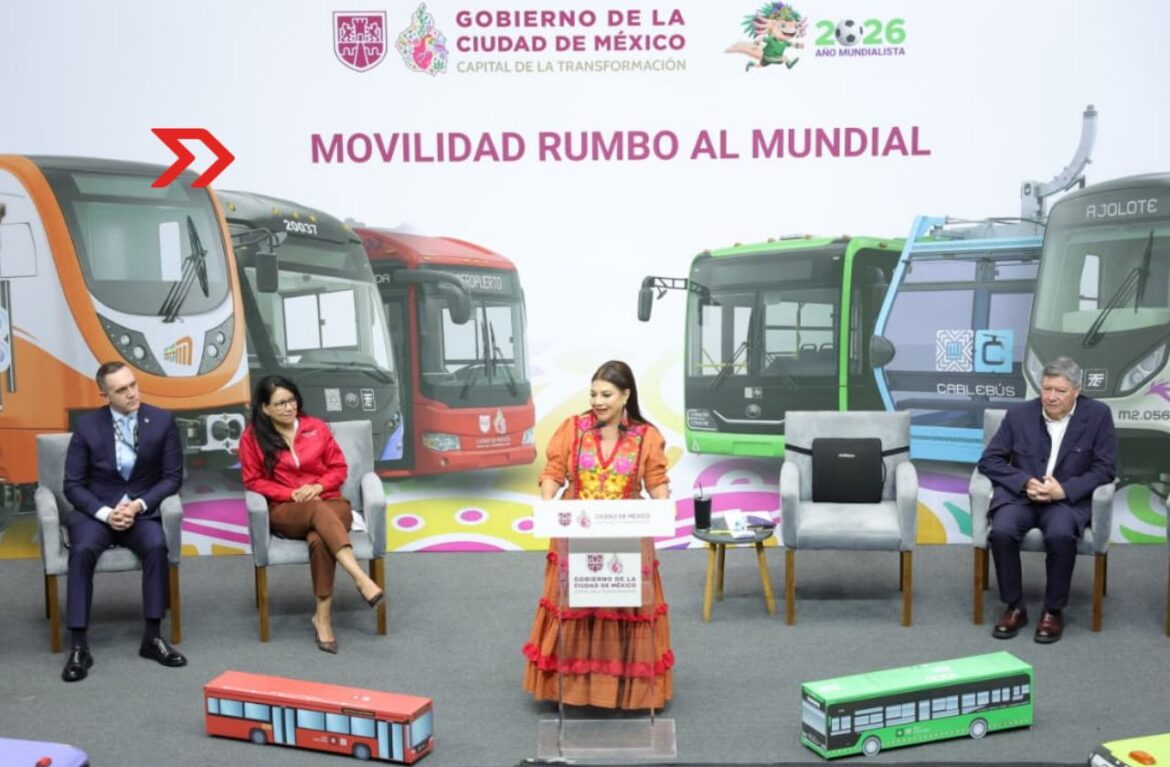 Gobierno de la CDMX presentó Plan de Movilidad rumbo al Mundial de Futbol 2026