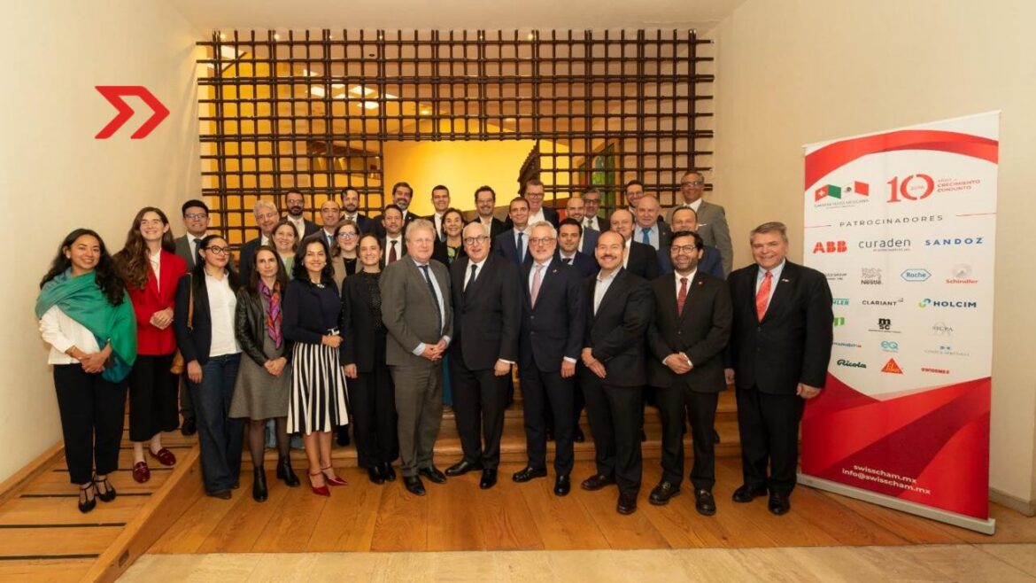 SwissCham proyecta nuevas inversiones de capital suizo en México por mil 240 mdd
