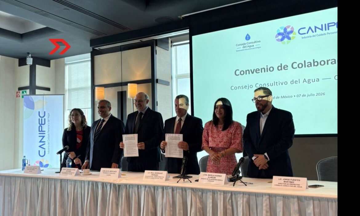 CANIPEC y el CCA firman convenio para impulsar la gestión sustentable del agua