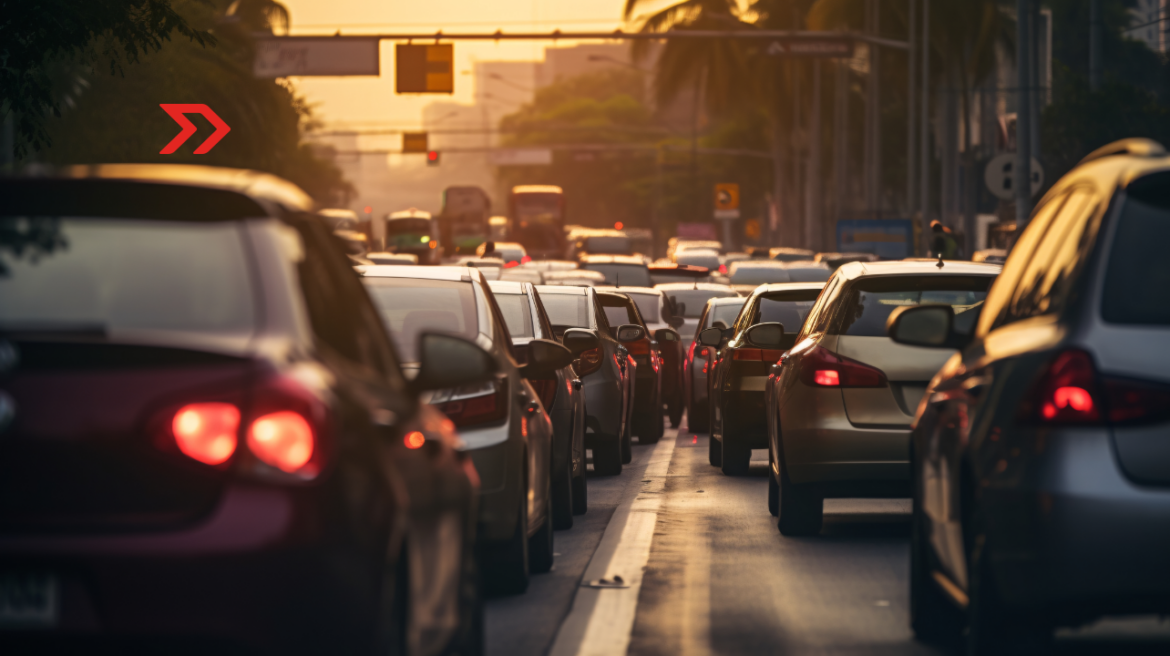Caos vial en CDMX