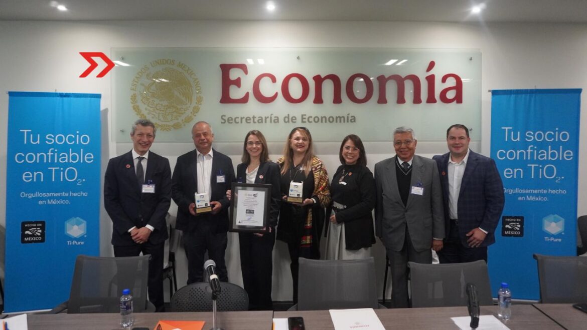Chemours recibió la certificación "Hecho en México" para su marca Ti-Pure