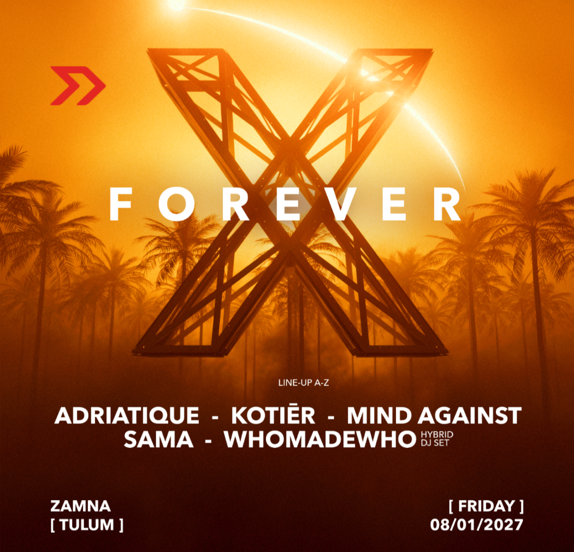 ADRIATIQUE SE UNE AL CARTEL DEL DÉCIMO ANIVERSARIO DE ZAMNA TULUM, MIENTRAS EL FESTIVAL REVELA SU ÚLTIMO ARTISTA PRINCIPAL